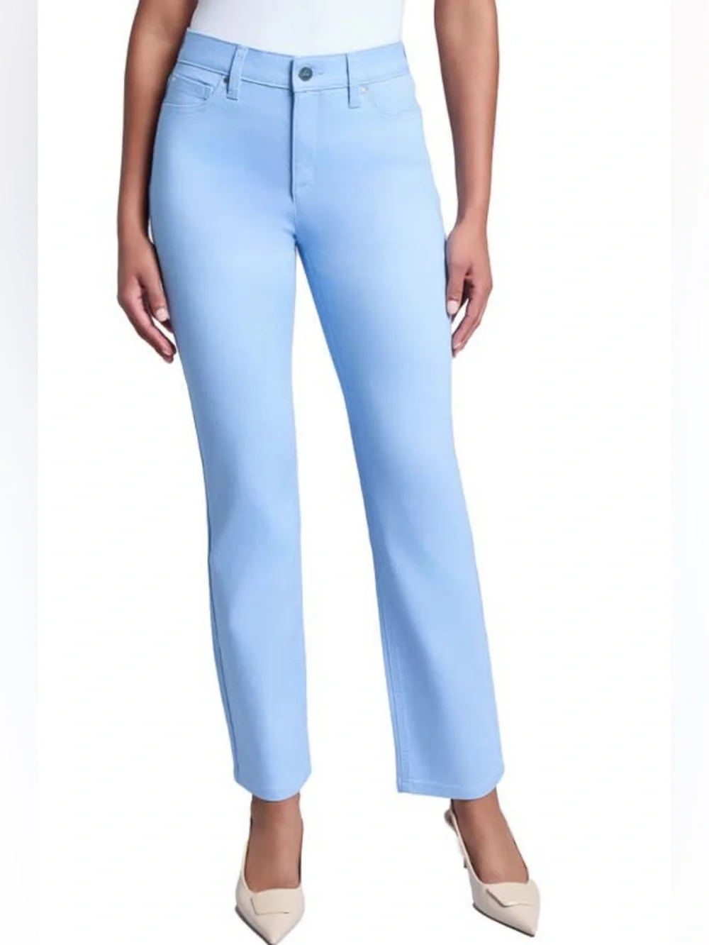 JONES NEW YORK Lexington Straight Leg Jeans In Chintz Blue